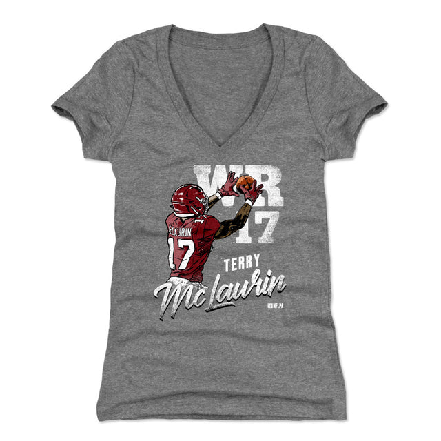 Terry McLaurin Women's V-Neck T-Shirt | 500 LEVEL