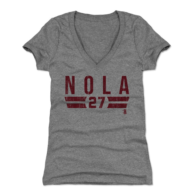 Aaron Nola Women's V-Neck T-Shirt | 500 LEVEL
