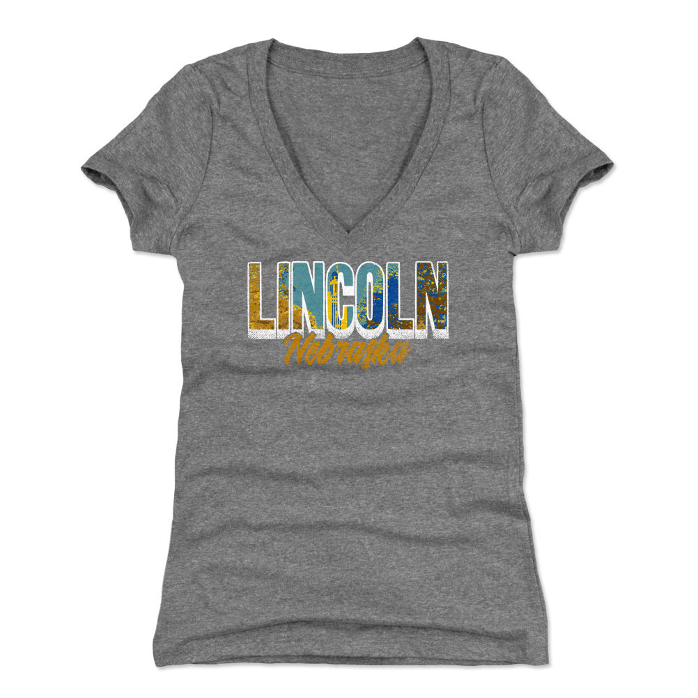Lincoln Women's V-Neck T-Shirt | 500 LEVEL