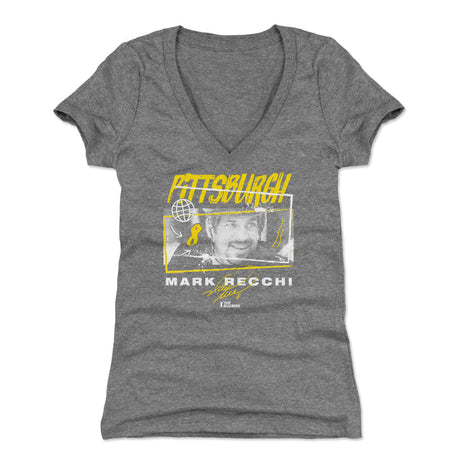 Mark Recchi Women's V-Neck T-Shirt | 500 LEVEL