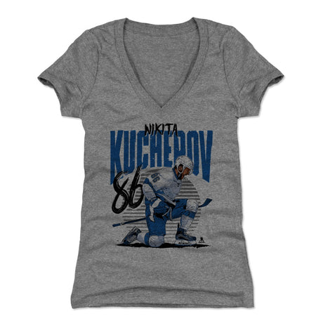 Nikita Kucherov Women's V-Neck T-Shirt | 500 LEVEL