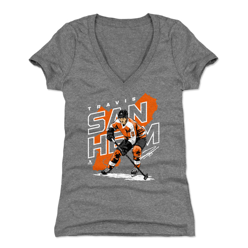 Travis Sanheim Women's V-Neck T-Shirt | 500 LEVEL