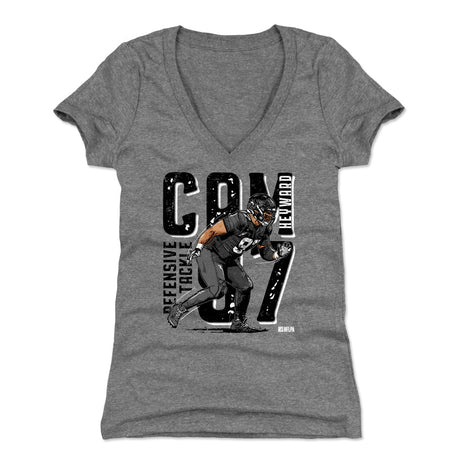 Cameron Heyward Women's V-Neck T-Shirt | 500 LEVEL