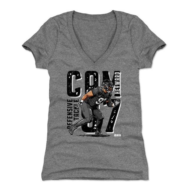 Cameron Heyward Women's V-Neck T-Shirt | 500 LEVEL