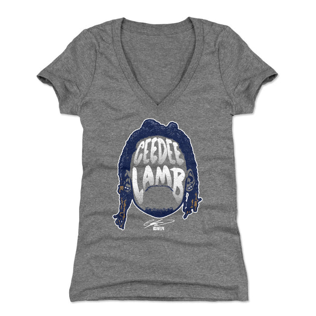 CeeDee Lamb Women's V-Neck T-Shirt | 500 LEVEL
