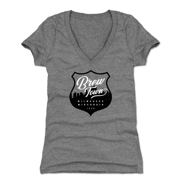 Milwaukee Women's V-Neck T-Shirt | 500 LEVEL