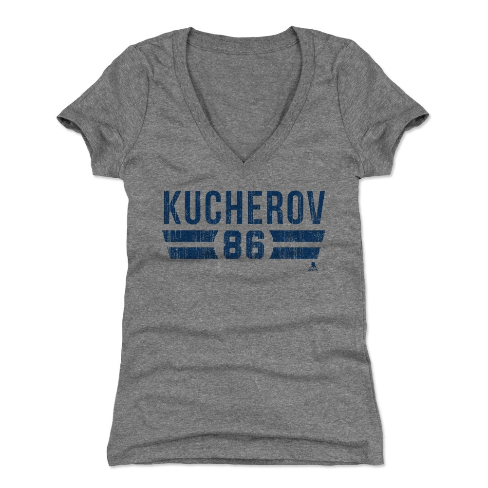 Nikita Kucherov Women's V-Neck T-Shirt | 500 LEVEL