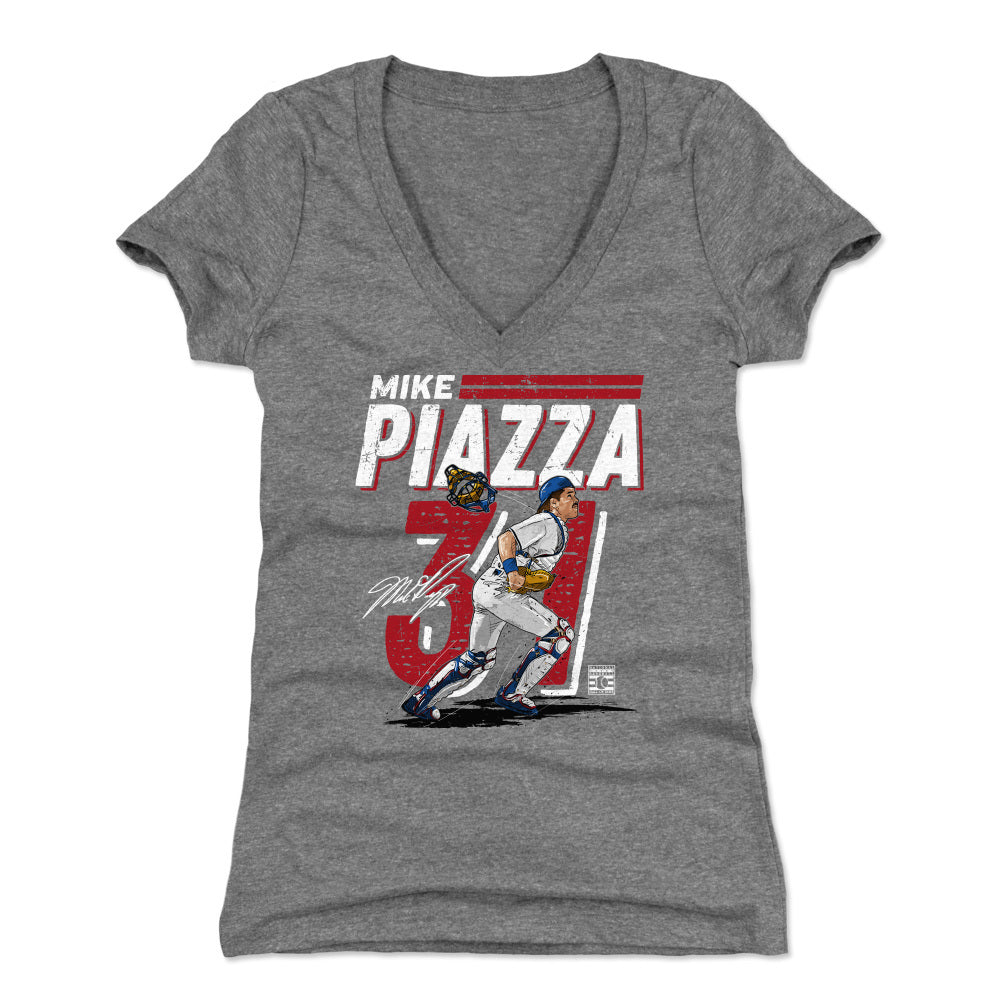 Mike Piazza Women's V-Neck T-Shirt | 500 LEVEL