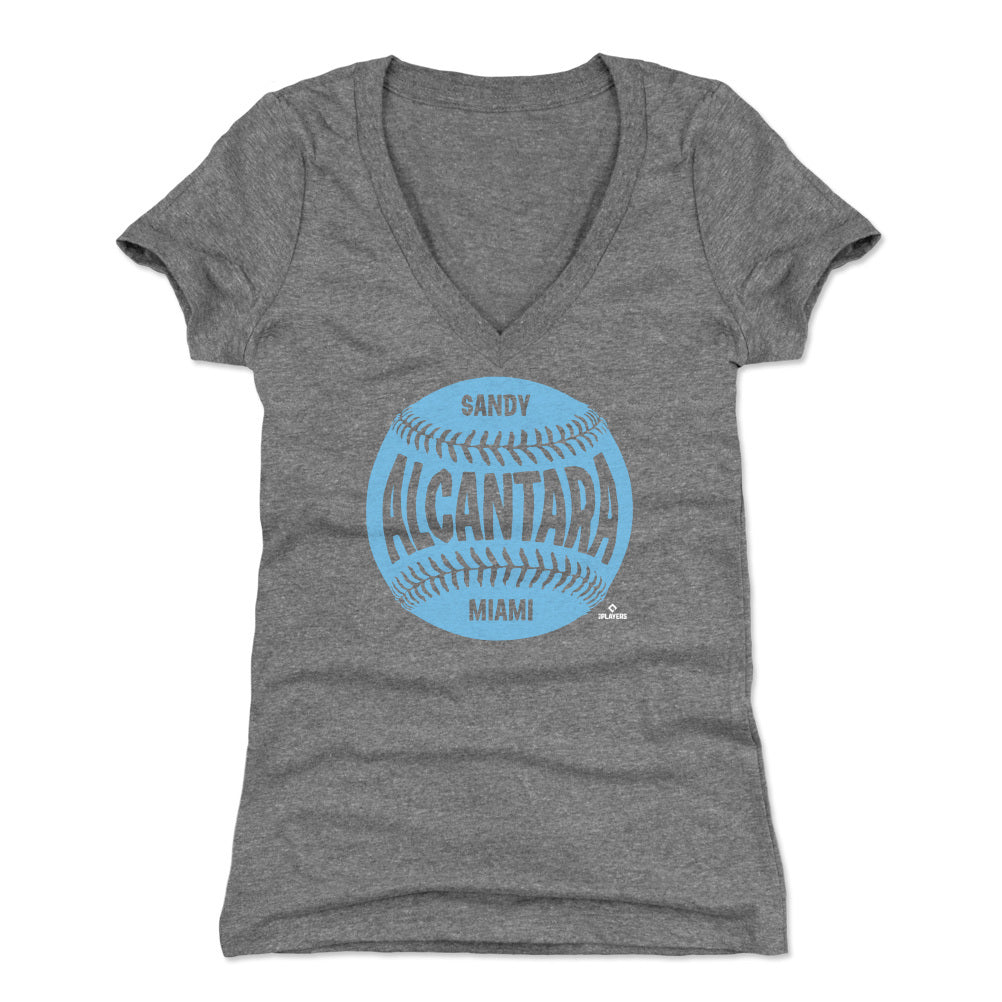 Sandy Alcantara Women&#39;s V-Neck T-Shirt | 500 LEVEL