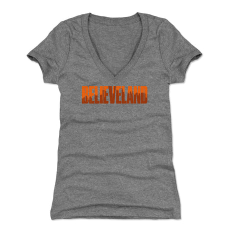 Cleveland Women's V-Neck T-Shirt | 500 LEVEL