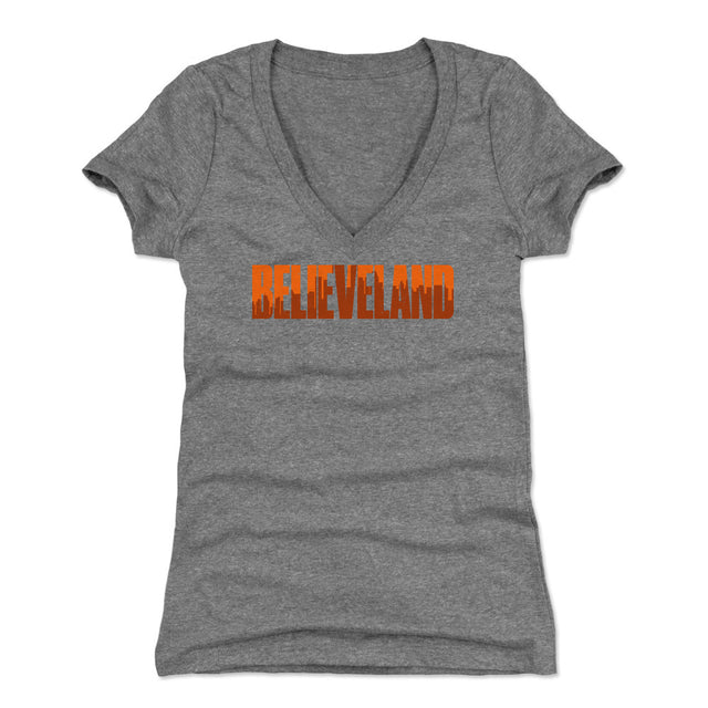 Cleveland Women's V-Neck T-Shirt | 500 LEVEL