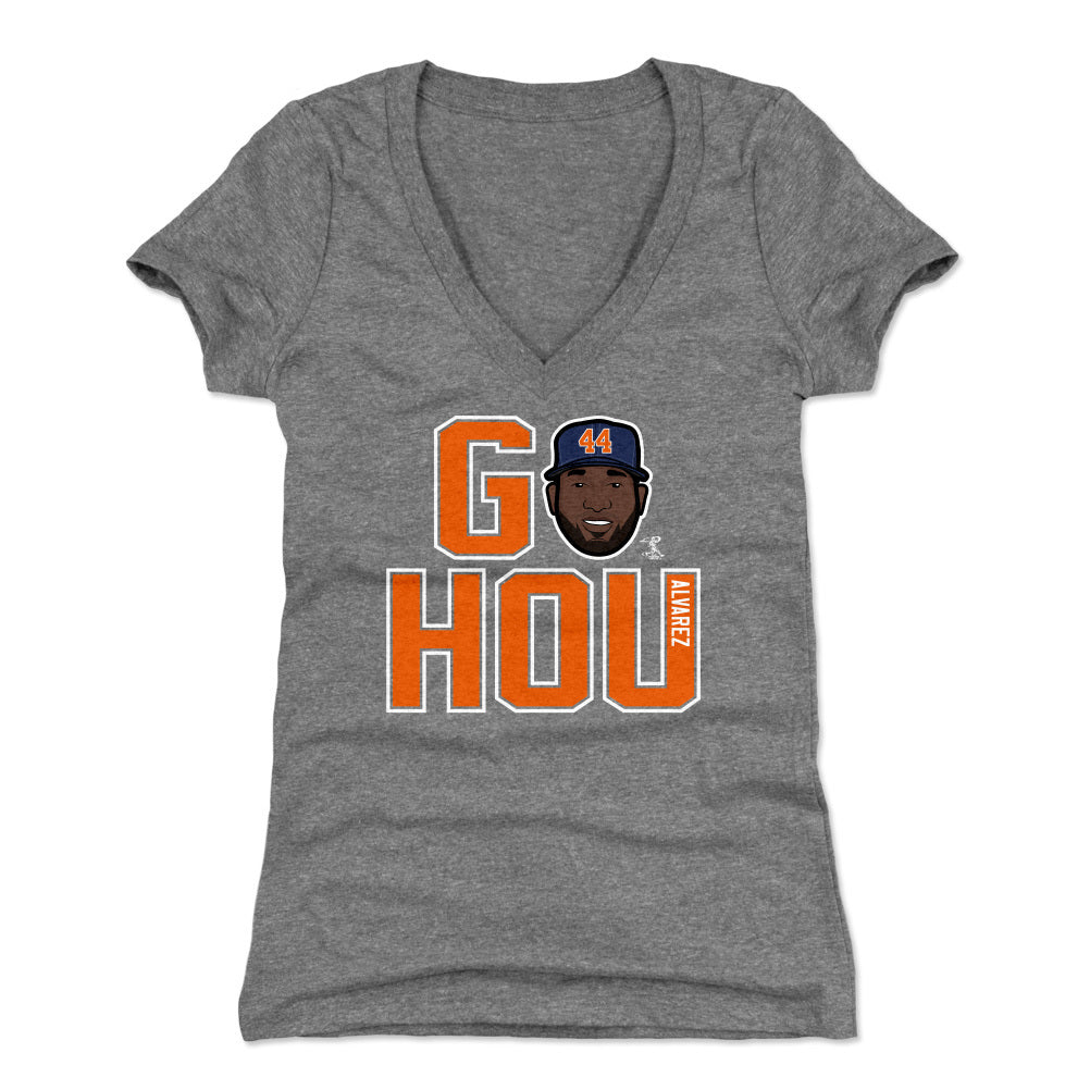 Yordan Alvarez Women's V-Neck T-Shirt | 500 LEVEL