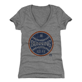 Jim Bunning Women's V-Neck T-Shirt | 500 LEVEL