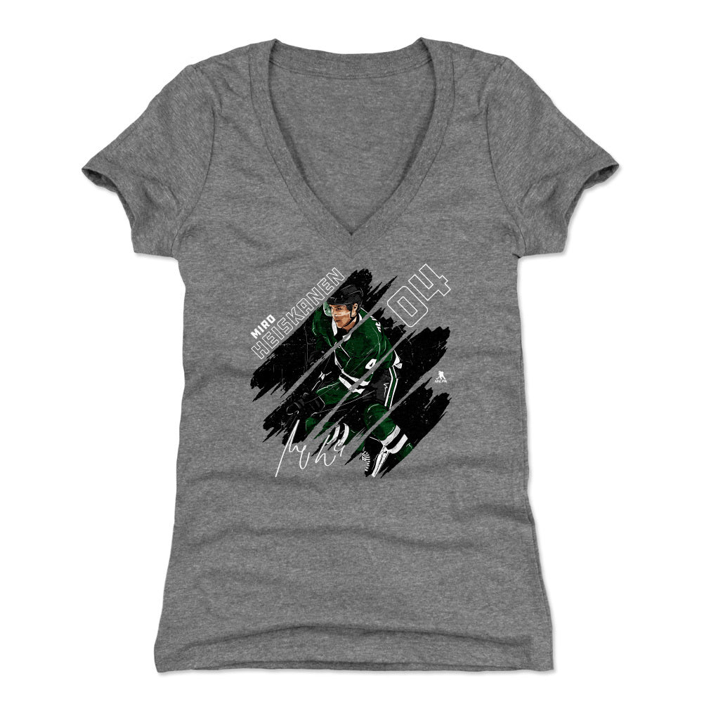 Miro Heiskanen Women's V-Neck T-Shirt | 500 LEVEL