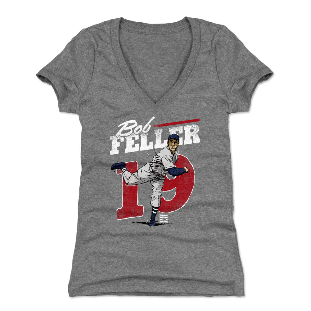 Bob Feller Women's V-Neck T-Shirt | 500 LEVEL