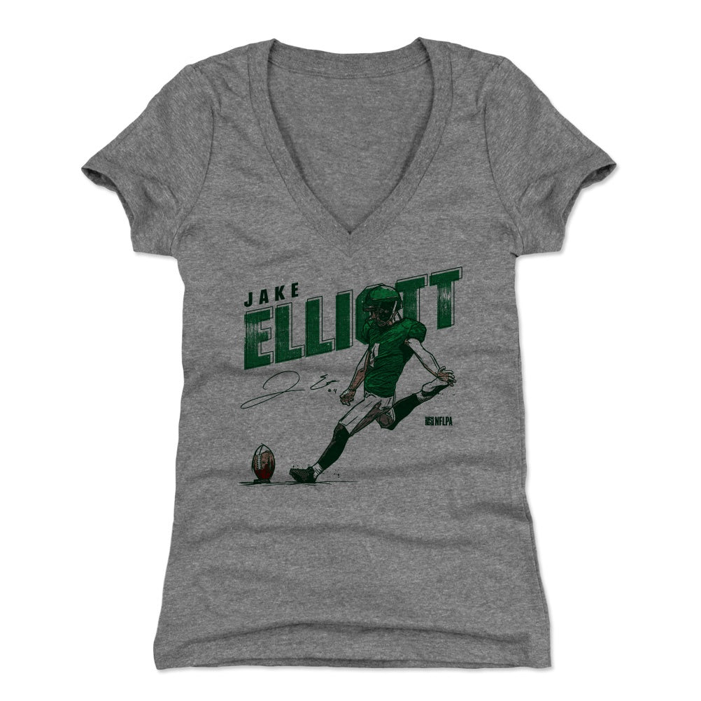 Jake Elliott Women's V-Neck T-Shirt | 500 LEVEL
