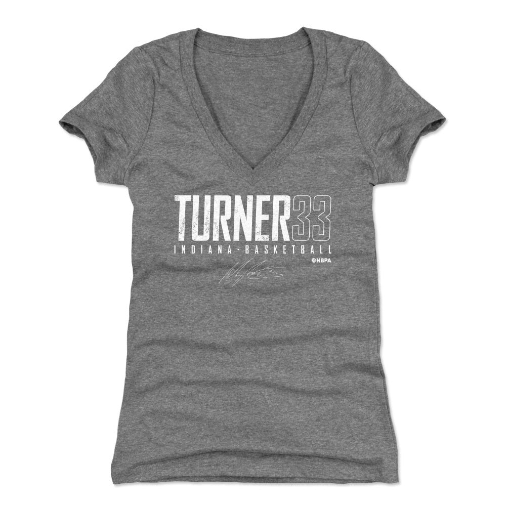 Myles Turner Women&#39;s V-Neck T-Shirt | 500 LEVEL