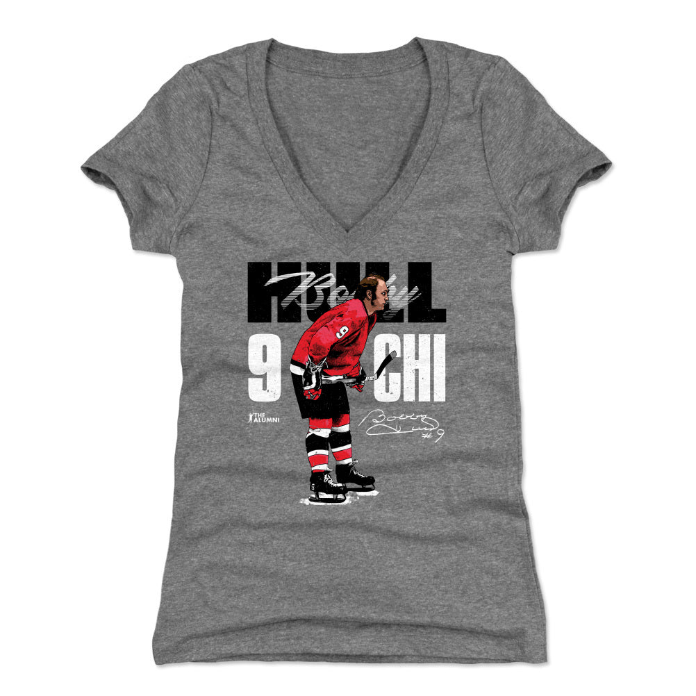 Bobby Hull Women's V-Neck T-Shirt | 500 LEVEL