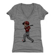 Mike Trout Women's V-Neck T-Shirt | 500 LEVEL