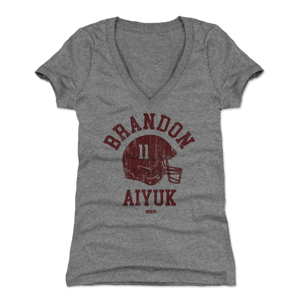 Brandon Aiyuk Women's V-Neck T-Shirt | 500 LEVEL