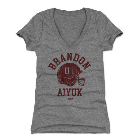 Brandon Aiyuk Women's V-Neck T-Shirt | 500 LEVEL