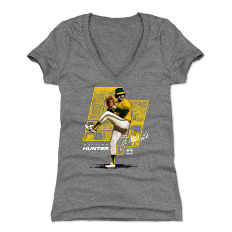 Catfish Hunter Women's V-Neck T-Shirt | 500 LEVEL