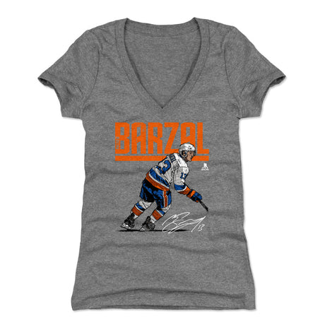 Mathew Barzal Women's V-Neck T-Shirt | 500 LEVEL