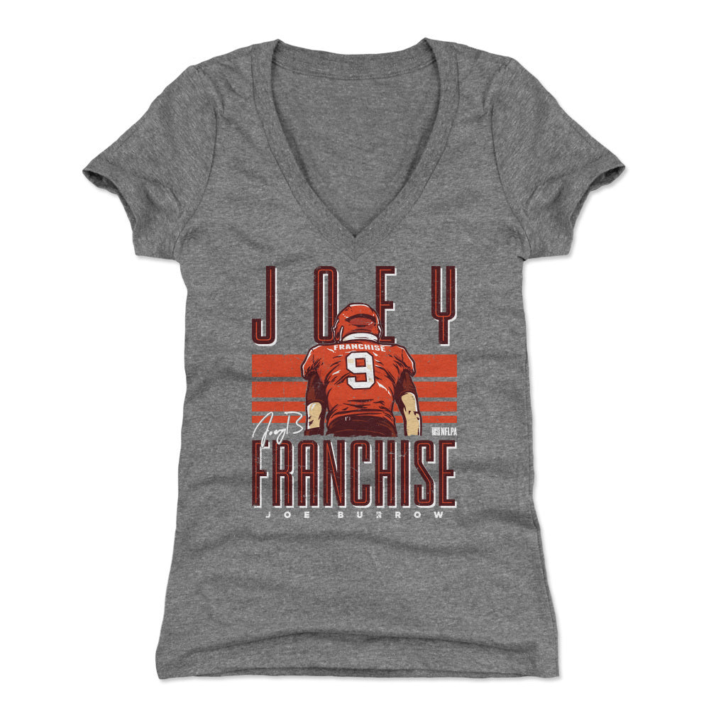 Joe Burrow Women's V-Neck T-Shirt | 500 LEVEL