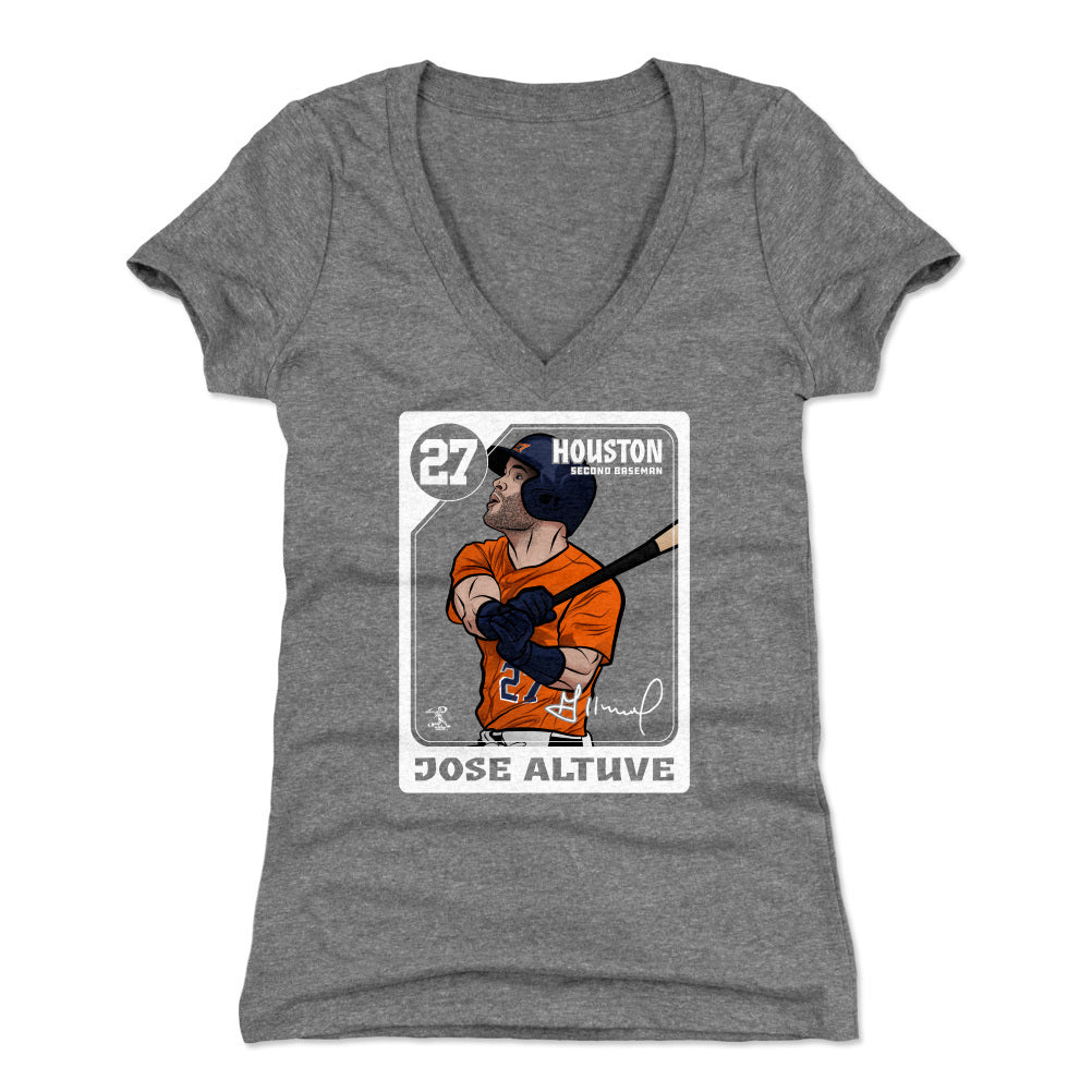 Jose Altuve Women's V-Neck T-Shirt | 500 LEVEL