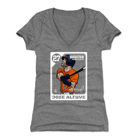 Jose Altuve Women's V-Neck T-Shirt | 500 LEVEL