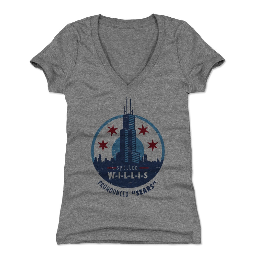 Chicago Women's V-Neck T-Shirt | 500 LEVEL