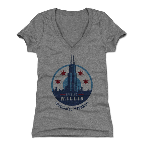 Chicago Women's V-Neck T-Shirt | 500 LEVEL