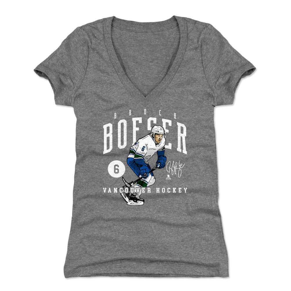 Brock Boeser Women's V-Neck T-Shirt | 500 LEVEL