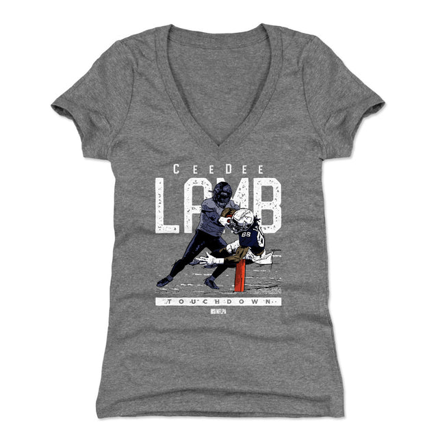 CeeDee Lamb Women's V-Neck T-Shirt | 500 LEVEL