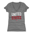 USA Women's V-Neck T-Shirt | 500 LEVEL