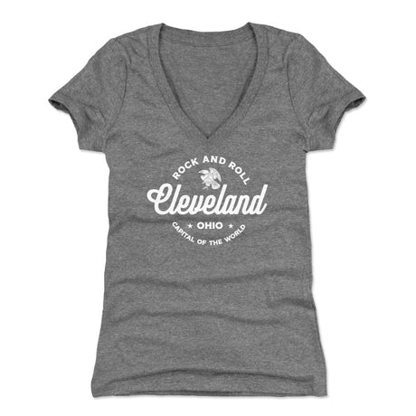 Cleveland Women's V-Neck T-Shirt | 500 LEVEL
