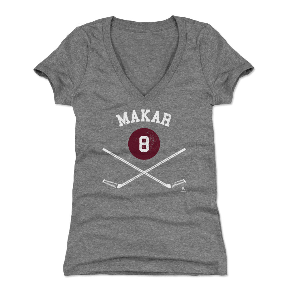 Cale Makar Women&#39;s V-Neck T-Shirt | 500 LEVEL