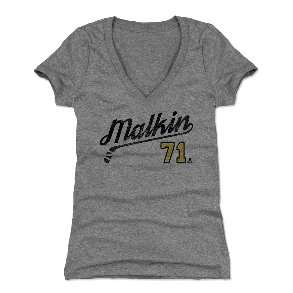 Evgeni Malkin Women's V-Neck T-Shirt | 500 LEVEL