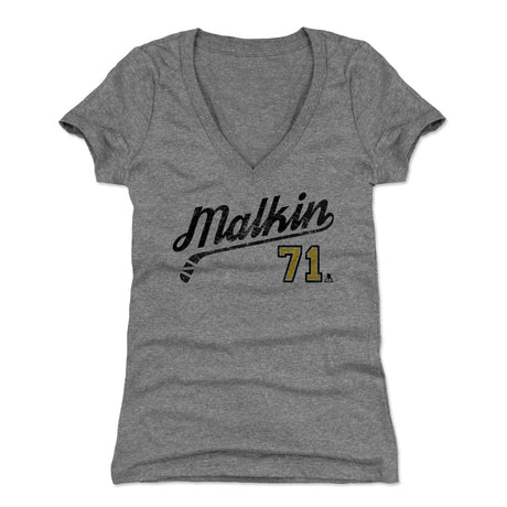 Evgeni Malkin Women's V-Neck T-Shirt | 500 LEVEL