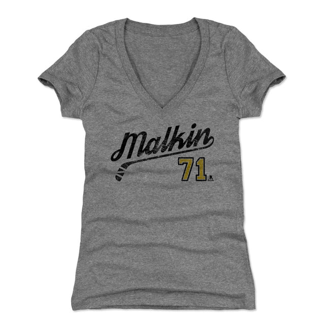 Evgeni Malkin Women's V-Neck T-Shirt | 500 LEVEL