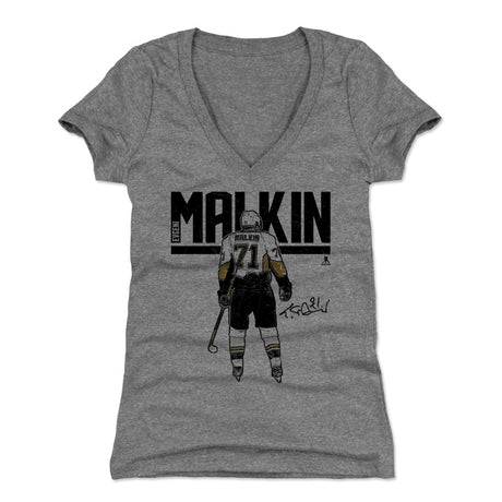 Evgeni Malkin Women's V-Neck T-Shirt | 500 LEVEL
