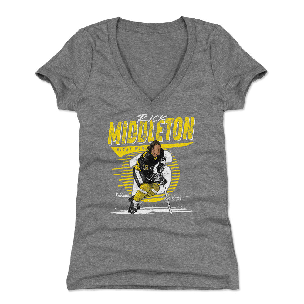 Rick Middleton Women's V-Neck T-Shirt | 500 LEVEL