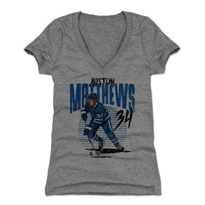 Auston Matthews Women's V-Neck T-Shirt | 500 LEVEL