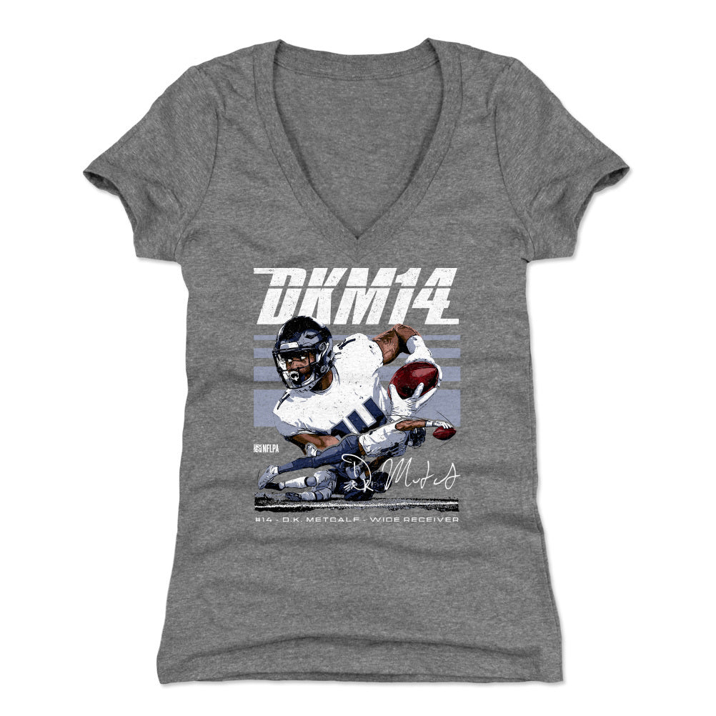 D.K. Metcalf Women's T-Shirt | Seattle Football Women's V-Neck T-Shirt | 500 - LEVEL