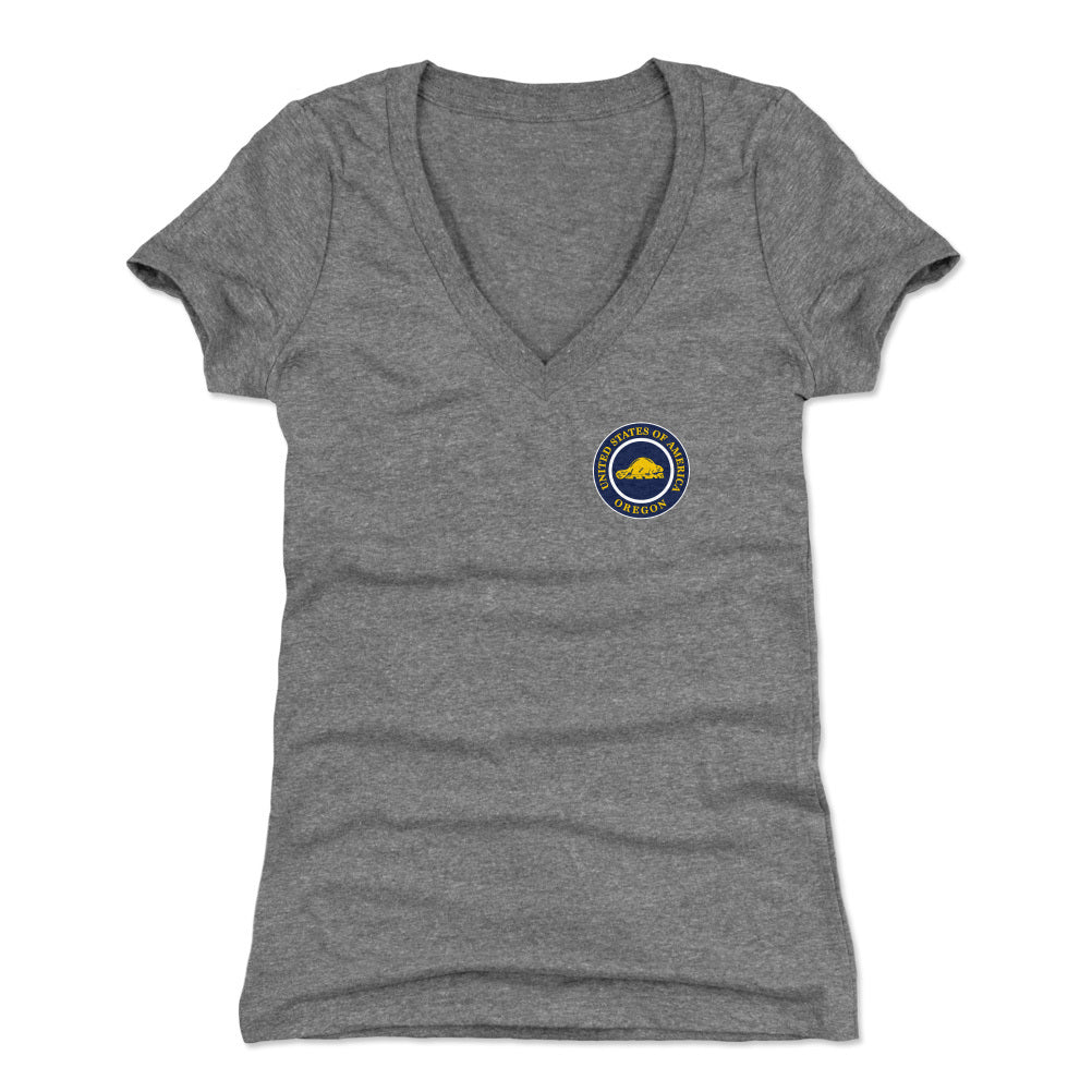 Oregon Women's V-Neck T-Shirt | 500 LEVEL