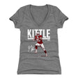George Kittle Women's V-Neck T-Shirt | 500 LEVEL