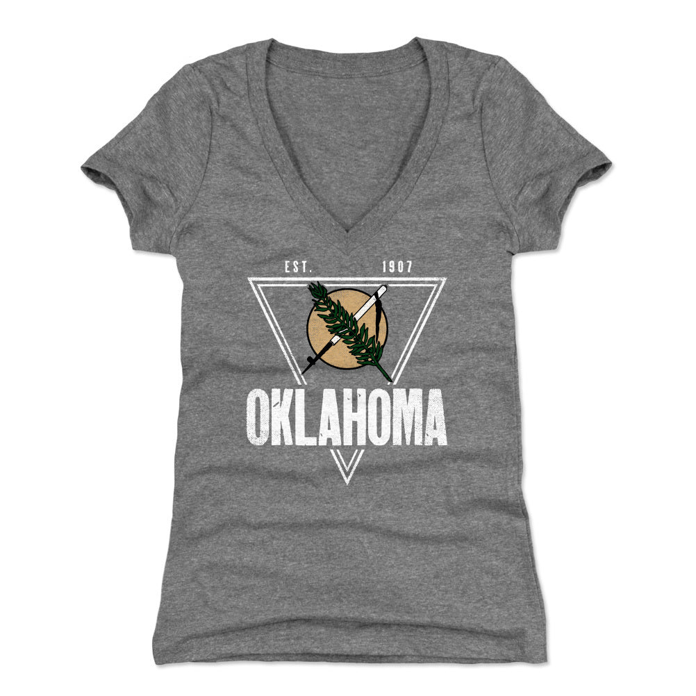 Oklahoma Women's V-Neck T-Shirt | 500 LEVEL