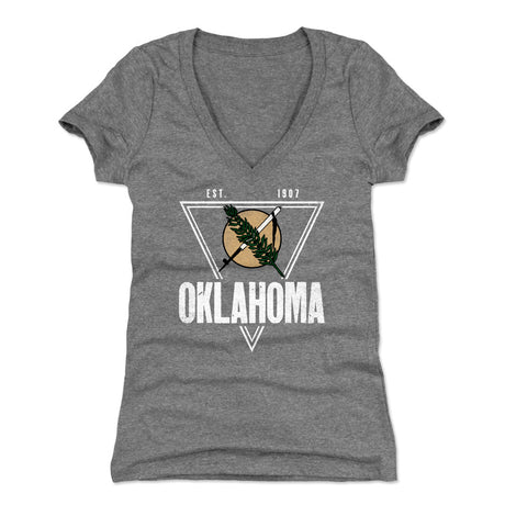 Oklahoma Women's V-Neck T-Shirt | 500 LEVEL