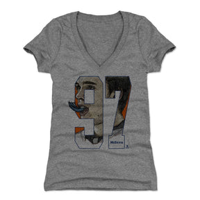 Connor McDavid Women's V-Neck T-Shirt | 500 LEVEL