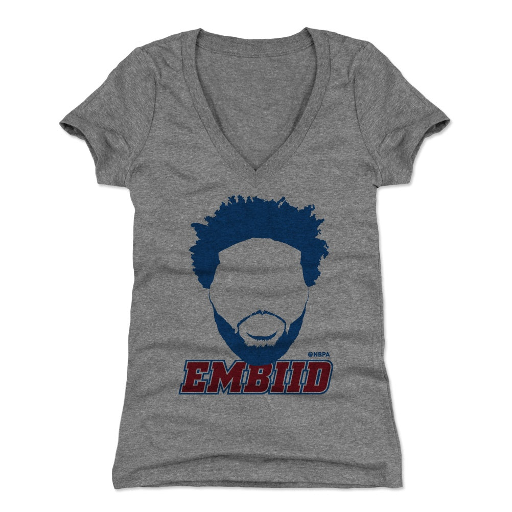 Joel Embiid Women's V-Neck T-Shirt | 500 LEVEL